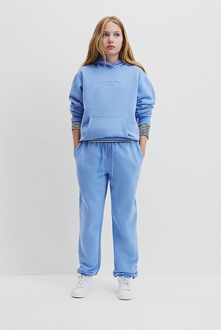 Teen Australian Cotton Logo Embroidered Sweat Pant
