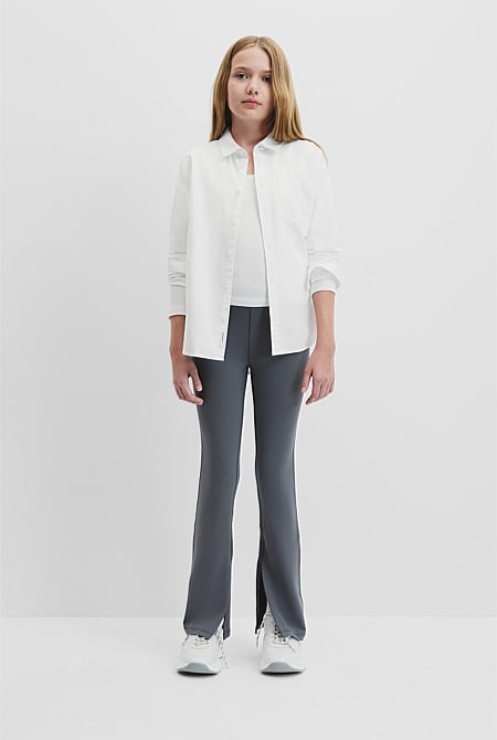 Teen Split Hem Pant