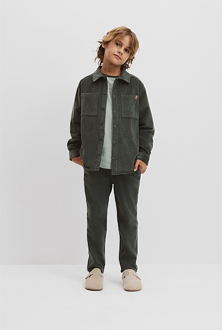 Organically Grown Cotton Corduroy Shirt