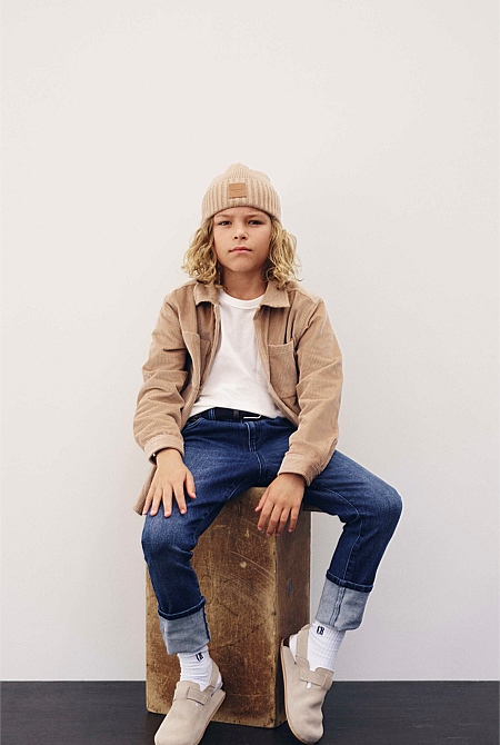 Organically Grown Cotton Corduroy Shirt