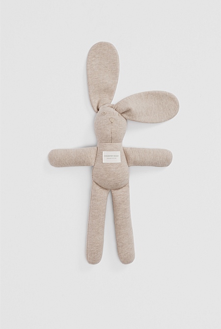 Organically Grown Cotton Rib Stripe Bunny