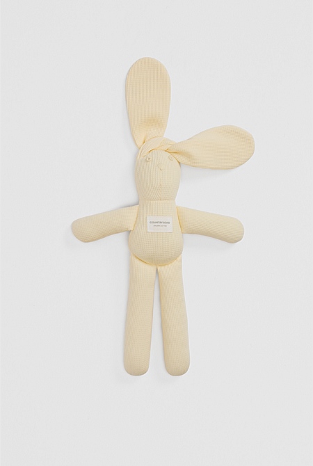 Organically Grown Cotton Waffle Bunny