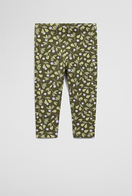 Organically Grown Cotton Blend Pear Legging
