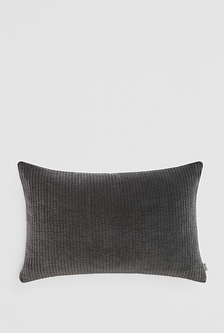 Marlon Organically Grown Cotton Velvet 40x60 Cushion
