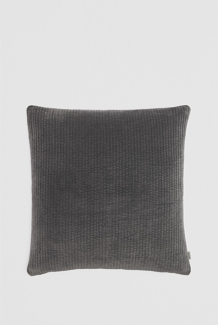 Marlon Organically Grown Cotton Velvet 55x55 Cushion