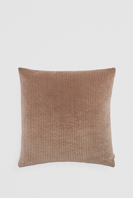 Marlon Organically Grown Cotton Velvet 55x55 Cushion