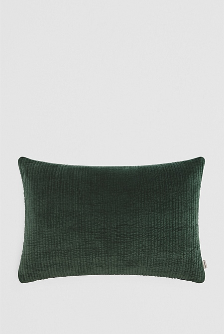 Marlon Organically Grown Cotton Velvet 40x60 Cushion