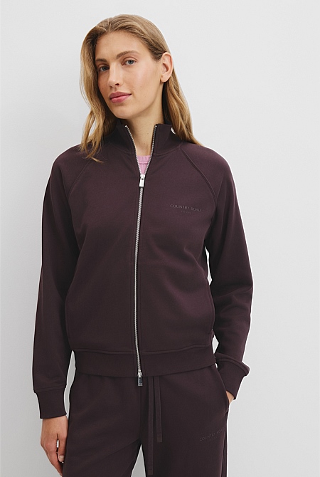Australian Cotton Zip Track Jacket