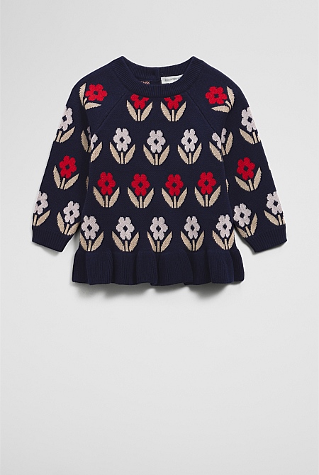 Organically Grown Cotton Jacquard Knit Knit