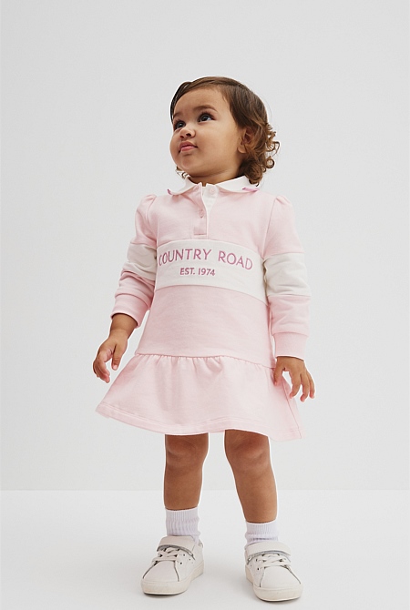 Organically Grown Cotton Logo Rugby Dress