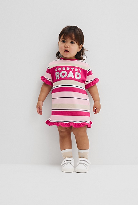 Organically Grown Cotton T-Shirt Logo Dress