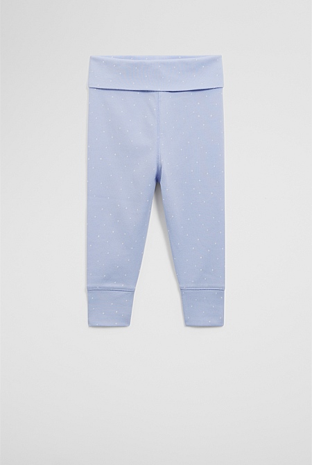 Organically Grown Cotton Fold Over Soft Pant