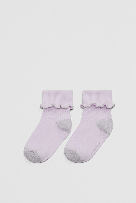 Heart Frill Sock