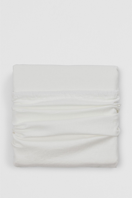Skye Linen Queen Quilt Cover