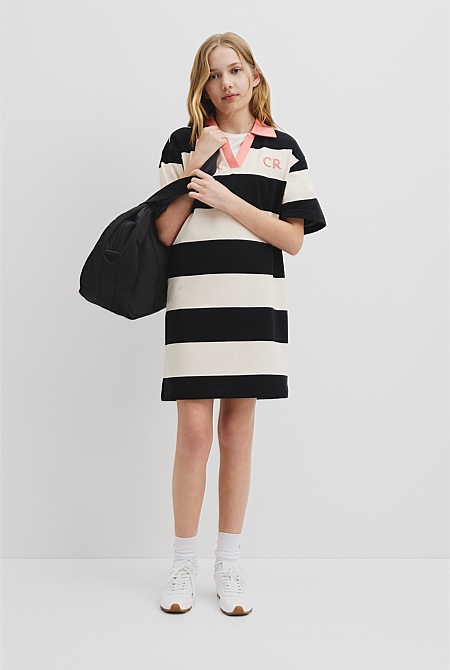 Teen Rugby Stripe Dress