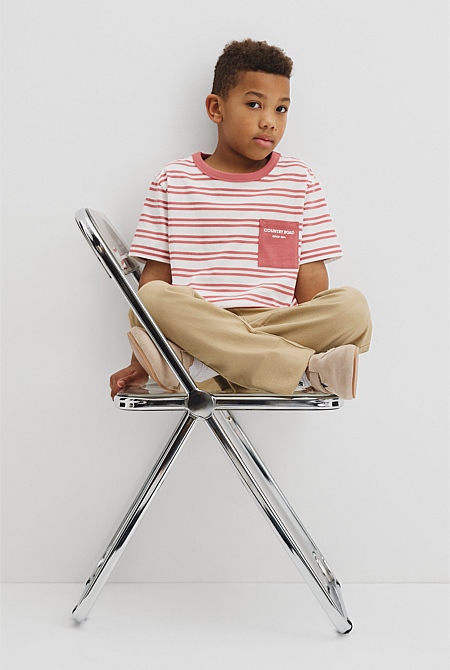 Organically Grown Cotton Country Road Pocket T-Shirt