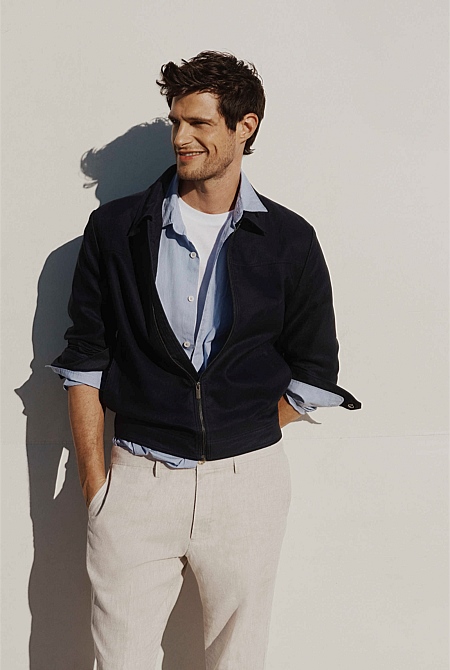 Long Sleeve Regular Fit Cotton Textured Shirt