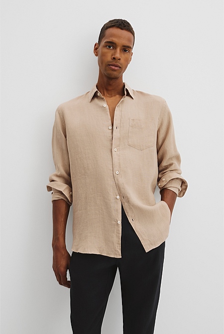 Regular Fit Organically Grown Linen Shirt