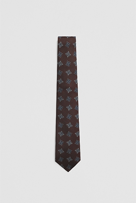 Silk Medallion Tie