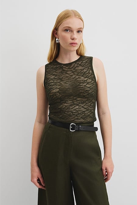 Lace Knit Tank
