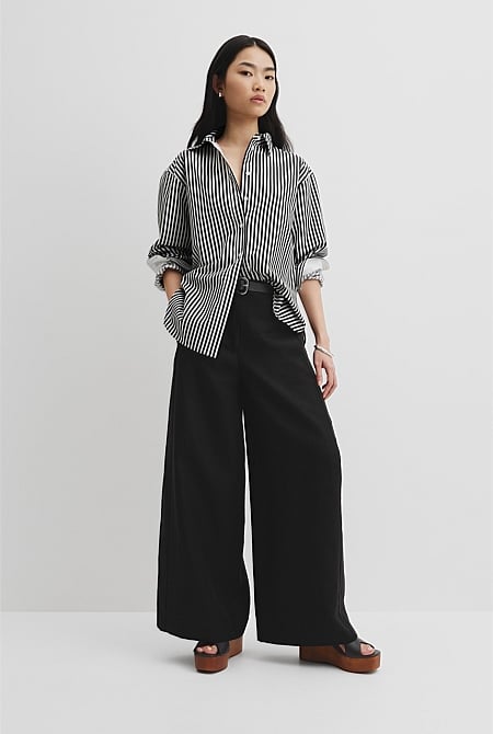 Australian Cotton Stripe Oxford Shirt