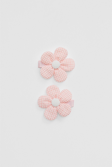 Puffy Flower Clip