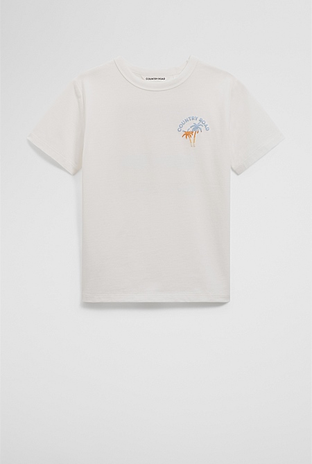 Oversized Ombre Palm T-Shirt