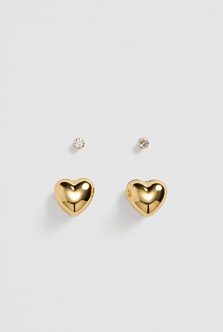 Heart Huggie Pack of 2