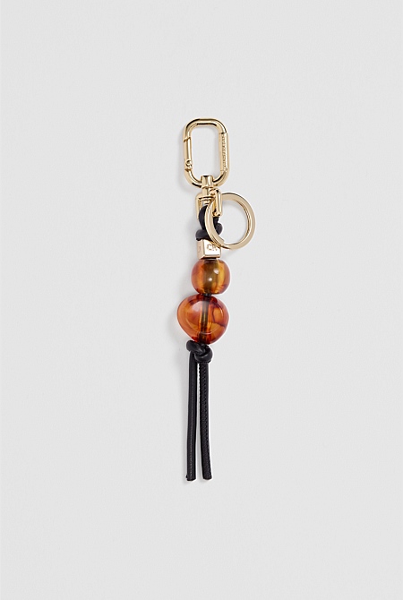 Beaded CR Keyring