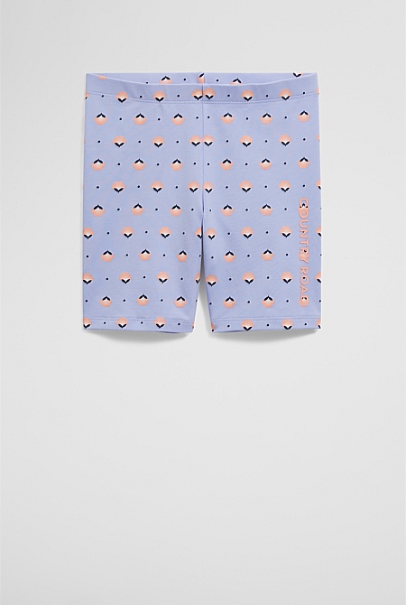 Organically Grown Cotton Blend Bike Short