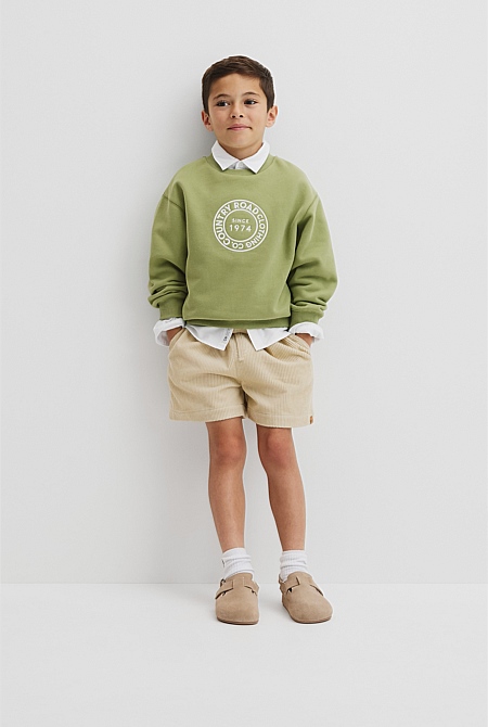 Australian Cotton Oversized Circle Logo Sweat
