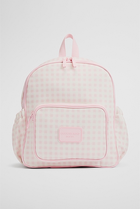Gingham Backpack