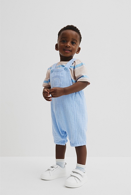 Organically Grown Cotton Textured Unisex Overall