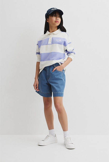 Teen Stripe Rugby Top