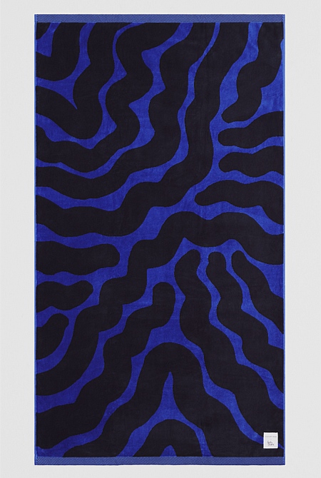 CR x Julie White Ripple Australian Cotton Beach Towel