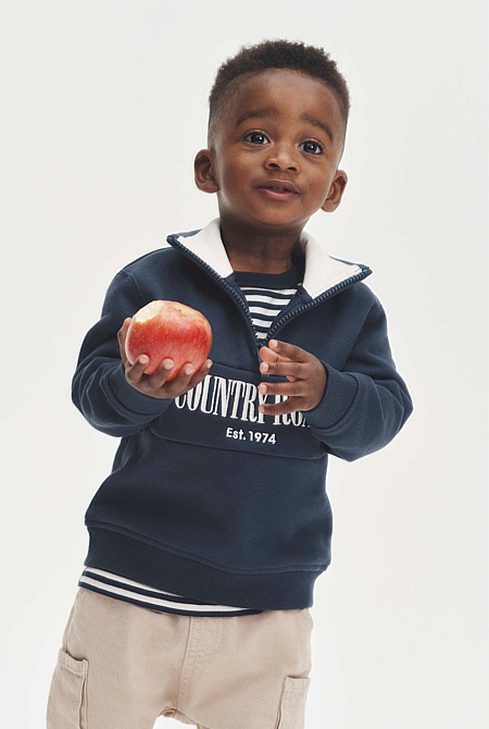 Australian Cotton Heritage Half Zip