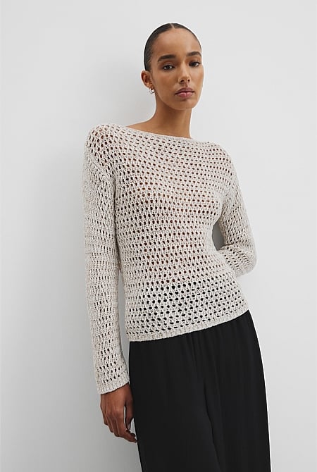 Long Sleeve Tape Knit