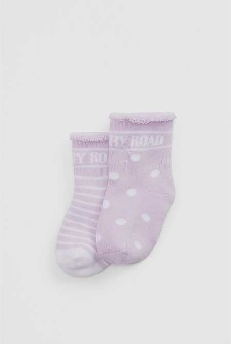 Newborn Sock Pack Of 2
