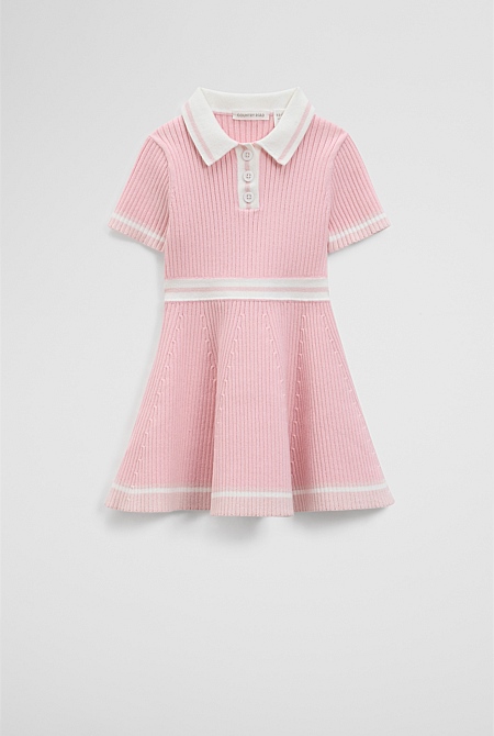 Short Sleeve Knit Dress