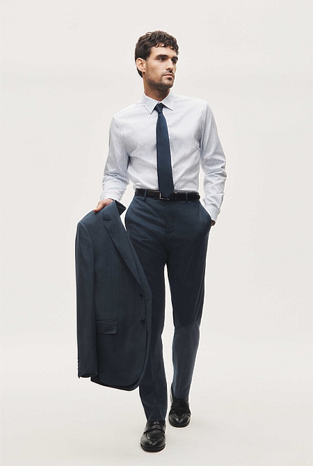 Regular Wool Blend Pant