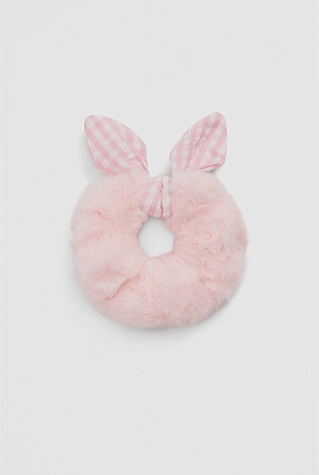 Faux Fur Scrunchie