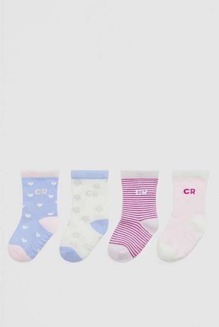 Country Road Baby Sock Pack Of 4