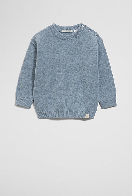 Merino Wool Cashmere Blend Knit