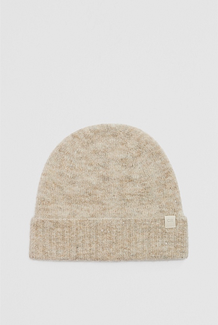 Sequin Fluffy Beanie