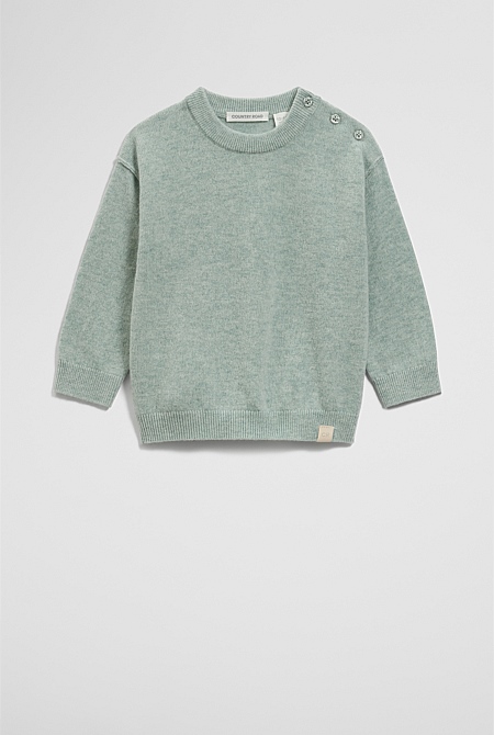 Merino Wool Cashmere Blend Knit