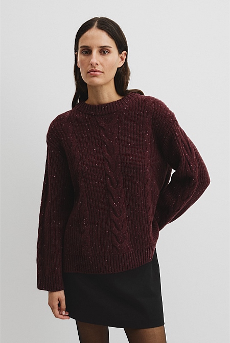 Longline Cable Knit