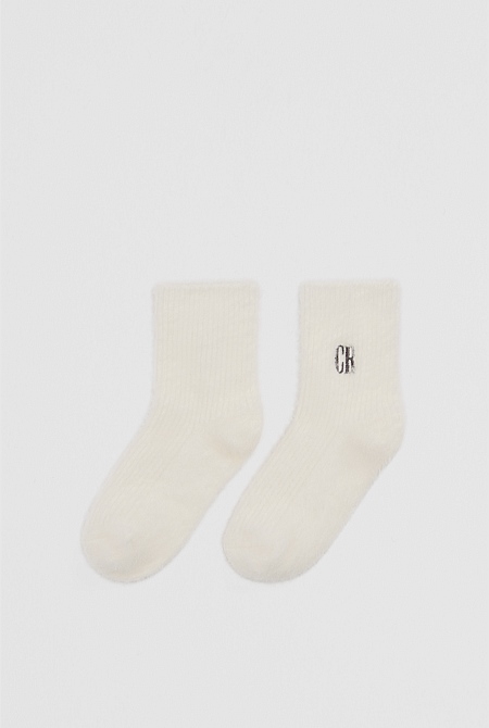 Country Road Fluffy Sock
