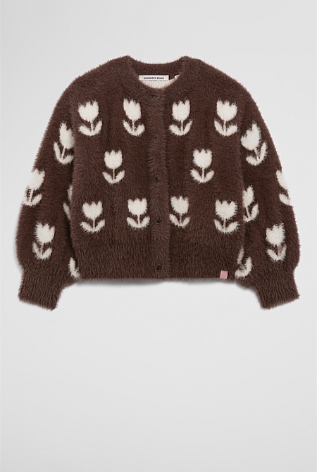 Floral Jacquard Knit