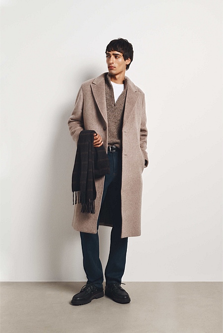 Single Breasted Tailored Overcoat