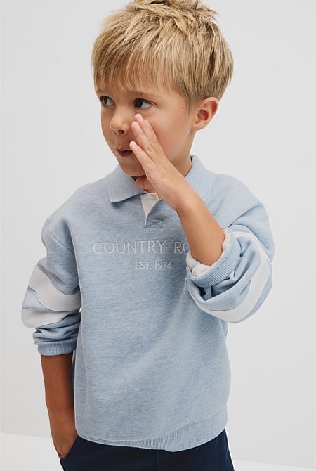 Organically Grown Cotton Collared Sweat